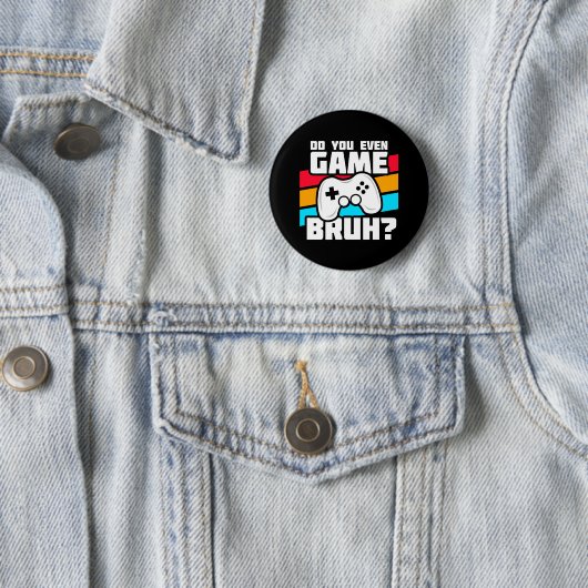 Video Game Player - Video Gaming - Funny Gamer Button (Beispiel)