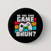 Video Game Player - Video Gaming - Funny Gamer Button (Vorderseite)