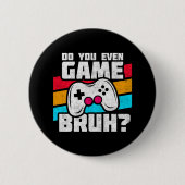 Video Game Player - Video Gaming - Funny Gamer Button (Vorderseite)
