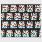 Video Game Player - Video Gaming - Funny Gamer Geschenkpapier (Flach)
