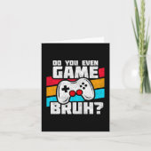 Video Game Player - Video Gaming - Funny Gamer Karte (Vorderseite)