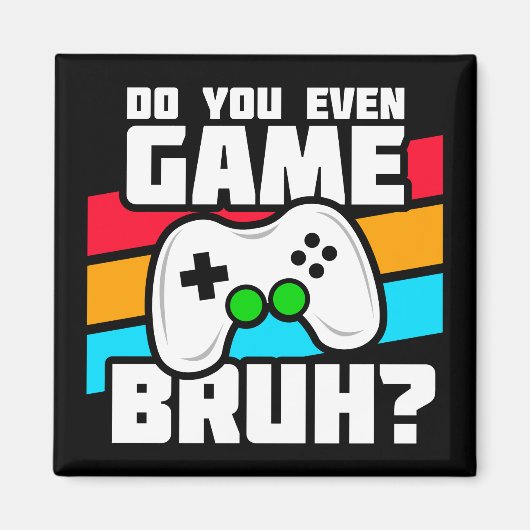 Video Game Player - Video Gaming - Funny Gamer Magnet (Vorne)