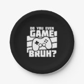 Video Game Player - Video Gaming - Funny Gamer Pappteller (Vorderseite)