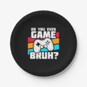 Video Game Player - Video Gaming - Funny Gamer Pappteller (Vorderseite)