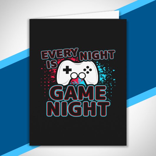 Video Game Player - Video Gaming - Video Gamer Karte