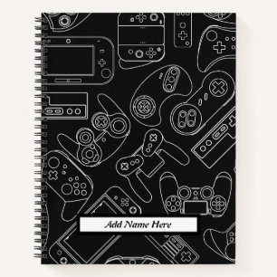 Video Game Spiral Notebook Notizblock