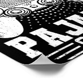 Video Game This Is My Gaming Pajama Funny Gamer Bo Poster (Ecke)