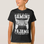 Video Game This Is My Gaming Pajama Funny Gamer Bo T-Shirt (Vorderseite)