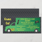 Video Game Truck Birthday Party Einladung (Vorne/Hinten)