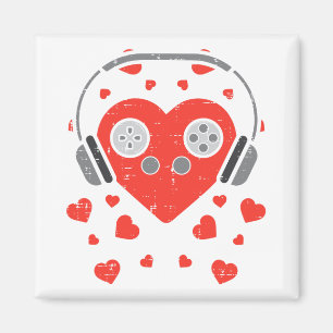 Video Game Valentinstag Gamer Boys Men Girls Gif Magnet