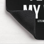 Video-Game-Vater 1 des lustigen Vaters Mousepad (Ecke)