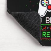Video Game Weihnachten hässlicher Pullover lustige Mousepad (Ecke)