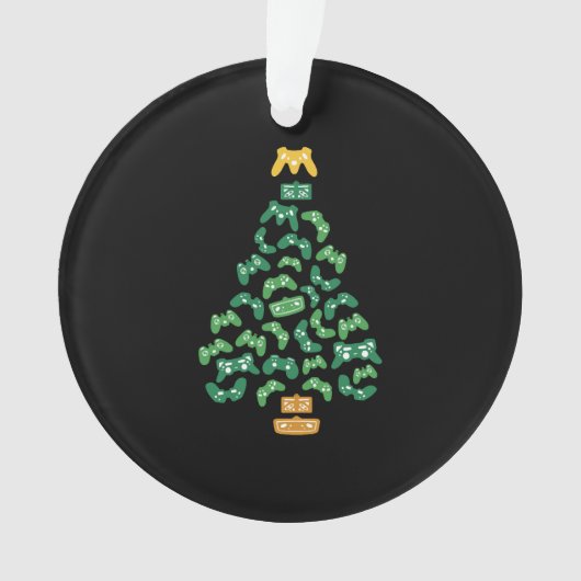 Video Game Weihnachtsbaum Ornament (Vorderseite)