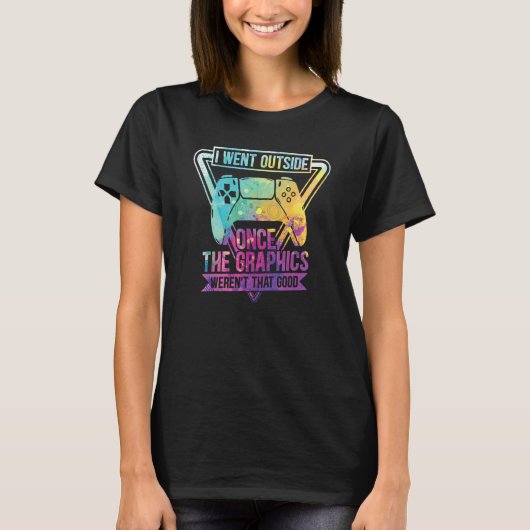 Video Game Zitat Gamer Spieldesign T-Shirt (Vorderseite)