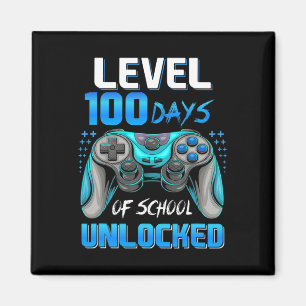 Video Gamer 100. Schultag 100 Tage bis Magnet