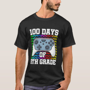 Video Gamer Boys Kinder Lehrer 100 Tage Schule T-Shirt