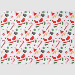 Video Gamer Christmas Holiday Gift Seidenpapier