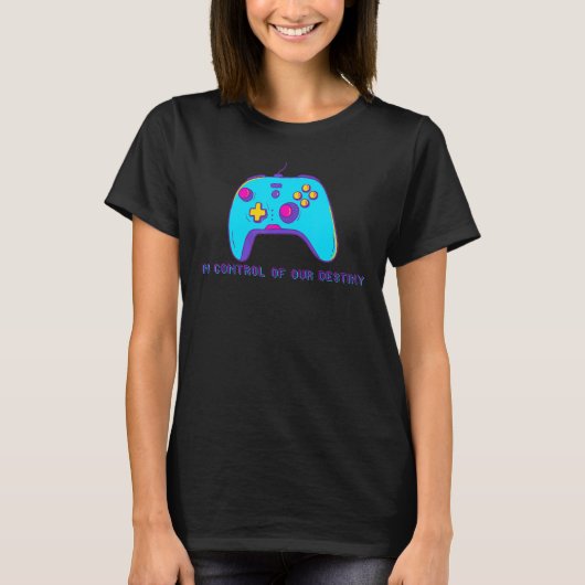 Video Gamer Controller Graphic Short Sleeve PC Gam T-Shirt (Vorderseite)