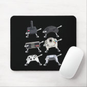 Video-Gamer-Controller spielen Spaß für Jungs Kind Mousepad (Mit Mouse)
