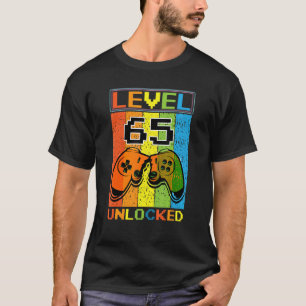 Video-Gamer für Retro-Level-Unlocks 65 Jahre alt 6 T-Shirt