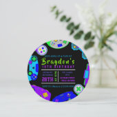 VIDEO GAMER GAMING Geburtstagsparty Einladung (Stehend Vorderseite)