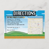 Video Gamer Geburtstagsparty Geschenkideen / Karte (Rückseite)