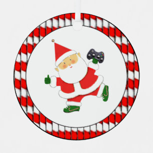 Video-Gamer-Geschenk Personalisiert Ornament Aus Metall