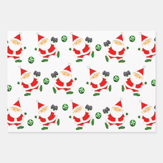 Video Gamer Geschenkpapier Set (Vorderseite 3)