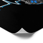 Video Gamer Heartbeat Video Game Controller Gesche Poster (Ecke)