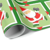 Video Gamer Holiday Geschenk Geschenkpapier (Rolleneckpunkt)