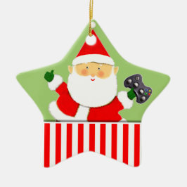 Video Gamer Holiday Geschenk Keramik Ornament