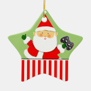 Video Gamer Holiday Geschenk Keramik Ornament