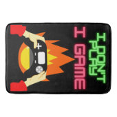 Video-Gamer: Ich spiele kein Spiel Badematte (Vorderseite)