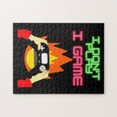 Video-Gamer: Ich spiele kein Spiel Puzzle (Horizontal)