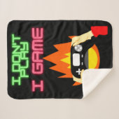 Video-Gamer: Ich spiele kein Spiel Sherpadecke (Vorderseite (Horizontal))