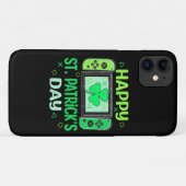 Video Gamer Kleeblatt Happy St Patricks Day Case-Mate iPhone Hülle (Rückseite (Horizontal))