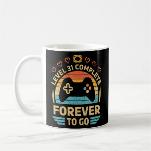 Video Gamer Level 31 Comp zum 31. Hochzeitstag Kaffeetasse
