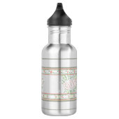 Video Gamer OOF! Ugly Christmas Sweater Edelstahlflasche (Rechts)