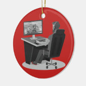 Video Gamer Ornament (Links)