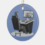 Video Gamer Ornament (Links)