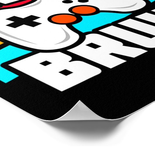 Video Gamer - PC Console Gaming - Funny Video Game Poster (Ecke)