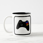 Video Gamer Pro Zweifarbige Tasse (Links)