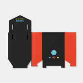Video Gamer Red Black Arcade 7. Geburtstag Geschenkschachtel (Ungefaltet)
