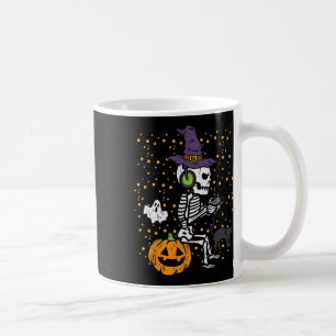 Video Gamer Skeleton Halloween Kostüm Men Boys Ki Kaffeetasse