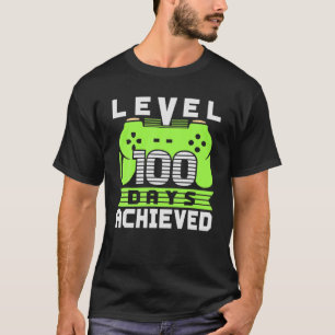 Video Gamer Student 100. Tag Lehrer 100 Tage T-Shirt