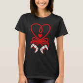 Video Gamer Valentines Day Shirt Controllers Heart (Vorderseite)