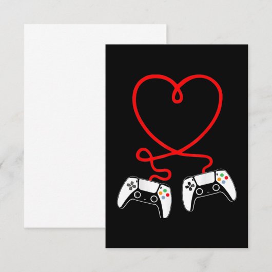 Video Gamer Valentinstag (Vorne/Hinten)