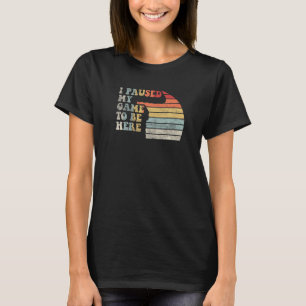 Video Gamer Vintag Retro Ich habe mein Spiel angeh T-Shirt
