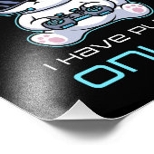 Video Gamer VR Funny Zitat: Kann nicht - ich habe Fotodruck (Ecke)