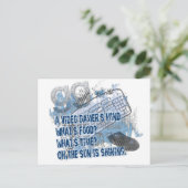 Video Gamers Mind - GG - Tastatur - Maus Postkarte (Stehend Vorderseite)